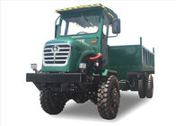 De aangepaste Kleurenfwd Stortplaatsvrachtwagen/Al Terreinkipwagen articuleerde tractor met stortplaatsbed leverancier
