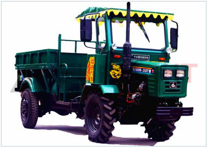 Mini de Tractorvrachtwagen van het landbouwgebruik/Gearticuleerde Off Road-Vrachtwagens Volledige Hydraulische Leiding leverancier