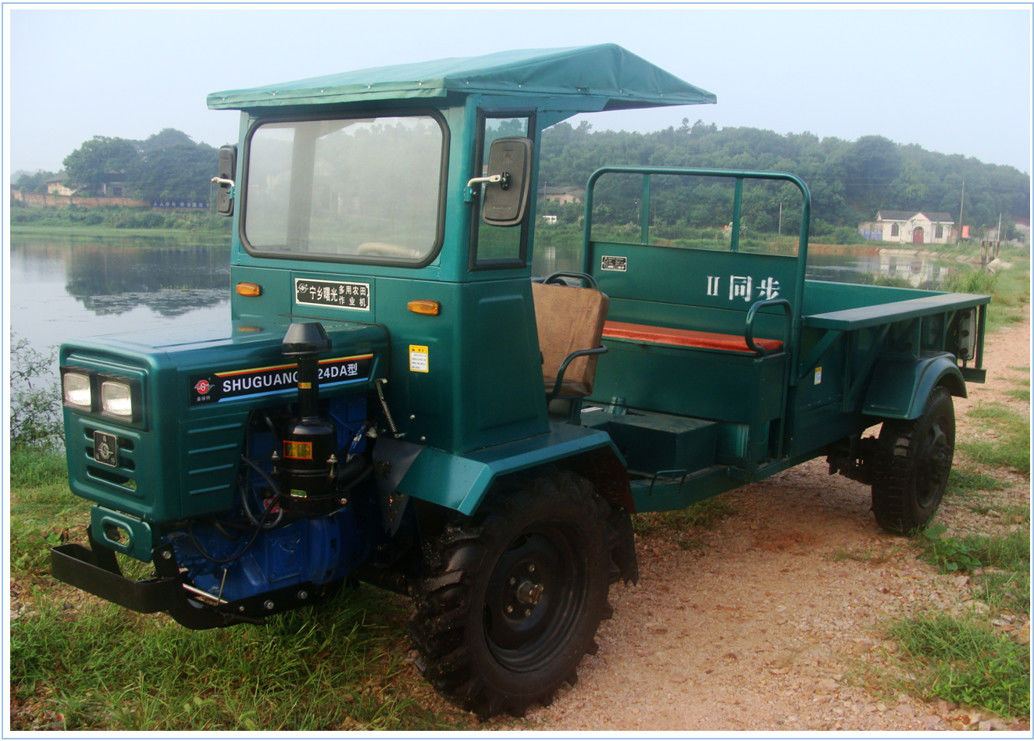 Lichtgewicht Diesel Stortplaatsvrachtwagen, 4WD de Vrachtwagen van de 2 Tonstortplaats voor de Aanplanting van de Oliepalm leverancier