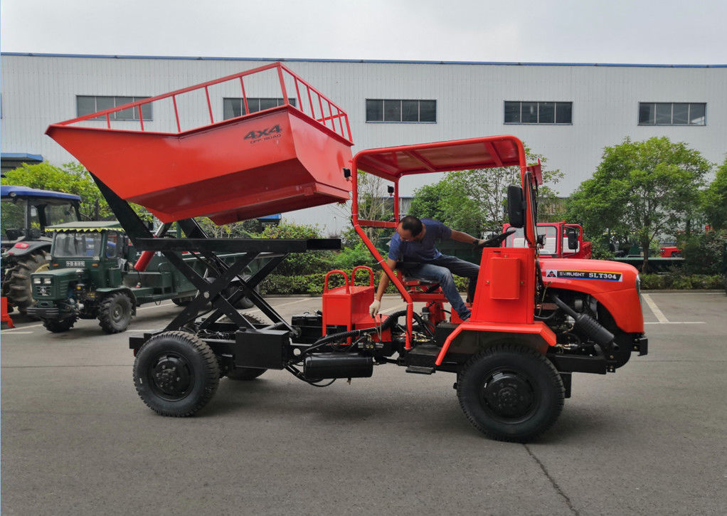 FWD/4WD Gearticuleerde de Stortplaatsvrachtwagen van het aandrijvings Minilandbouwbedrijf Tractor 4 Toncapaciteit leverancier