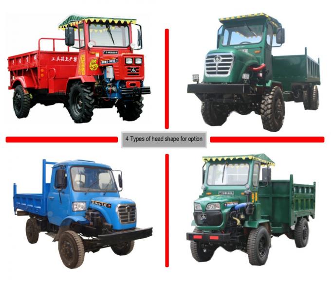 50HP gearticuleerde Achterstortplaatsvrachtwagens voor Landbouwgebruik in Nuttige lading slt-50 van het Berggebied 4t 2