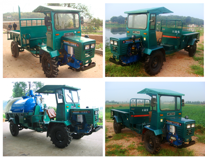 De Tractor van de vierwielige Aandrijvings Gearticuleerde Tuin/van het Elektrische Aanzet Moderne Landbouwbedrijf Tractoren 3