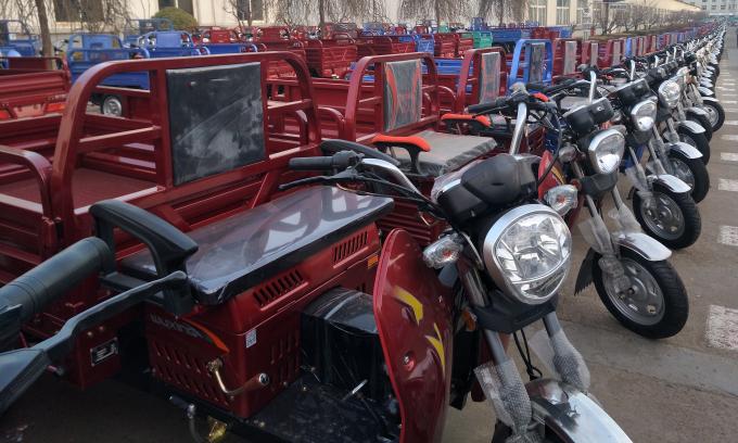 Rode 3 rijden Stortplaatsvrachtwagen/de Driewieler van de Ladingsmotor voor de Aanplanting van de Bergmijnbouw 0